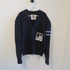 Boss X Russell Cardigan. Blue. One Size (fits like XL).   Like New.